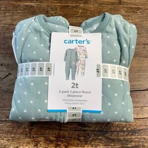 Carter's 2pc Fleece pajama set NWT size 2T